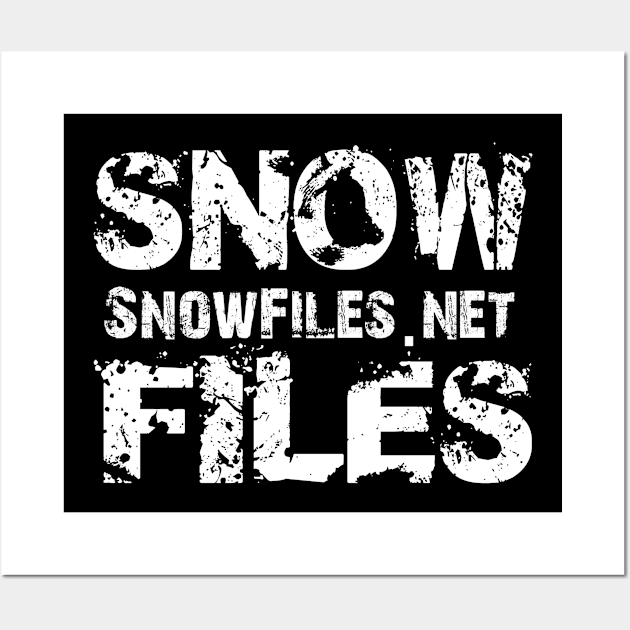 Snow Files Logo Wall Art by Snowman Network